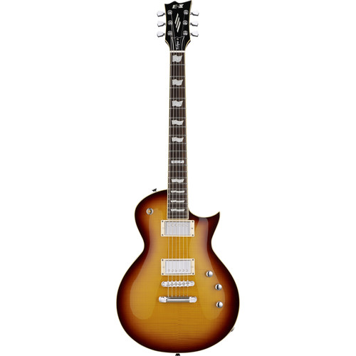 esp e ii eclipse tobacco sunburst E-II Full Thickness 2023 machine blessed with a flamed maple top for timeless looks ESP E-II ECLIPSE FULL THICKNESS