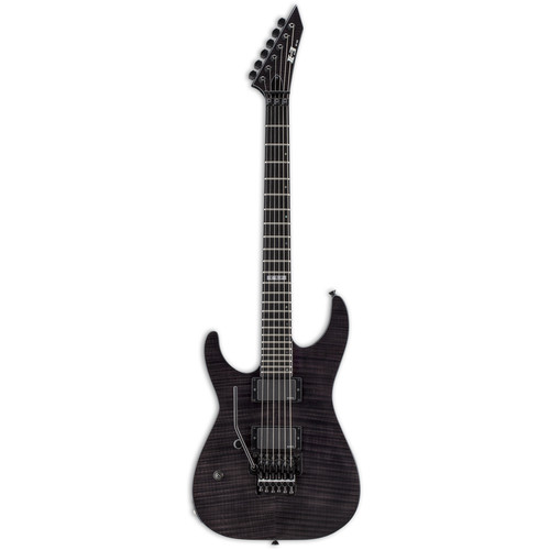ESP E-II M-II FM Electric Guitar (Left-Handed, See-Thru Black)
