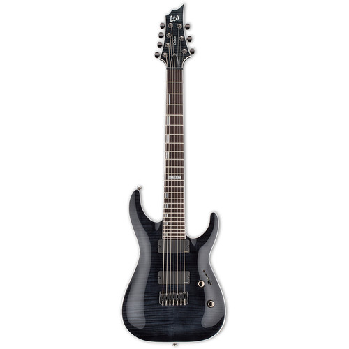 ESP LTD H-1007 7-String Electric Guitar (See-Thru Black)
