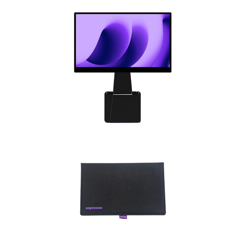 espresso 17.3" Pro 4K Multi-Touch Display with Stand + Pro and Nylon Travel Case