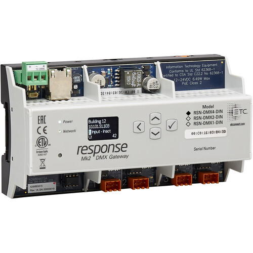 ETC Response MK2 4-Port Gateway (DIN Rail Mount)