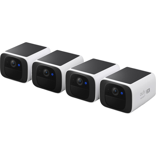 eufy Security C20 SoloCam Solar-Powered Battery Camera (4-Pack)