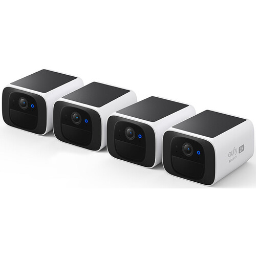 eufy Security SoloCam S220 2K Solar-Powered Battery Camera (4-Pack)