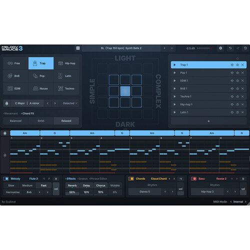EVABEAT Melody Sauce 3 Music Generation Plug-In