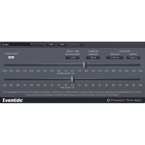 Eventide Precision Time Align Delay Audio Plug-In (Download)