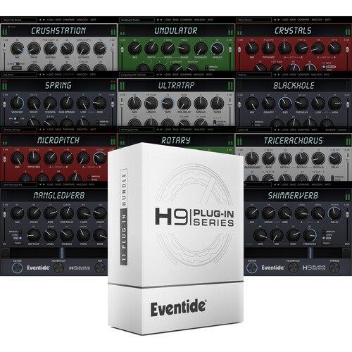 Eventide Tracks. Includes Blackhole, Crystals, Undulator, Crushstation, Spring Reverb, Ultratap, Micropitch,