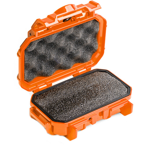 Evergreen Cases Tech Case with PROfoam Insert (Orange, Small)