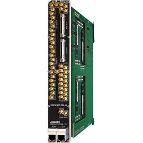 Evertz Microsystems DIN I/O Rear Module for 3025EMC Switcher