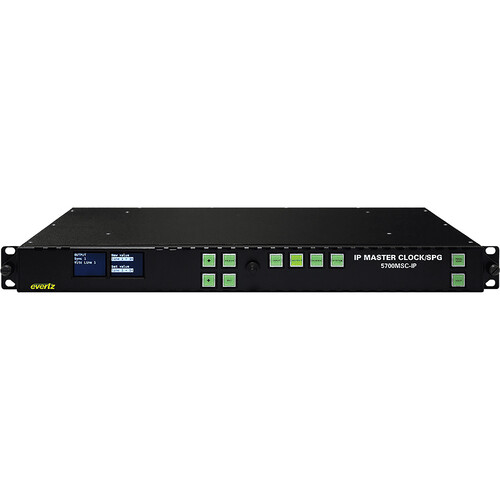 Evertz Microsystems Master Sync Generator for An IP or Hybrid Facility with Multi-Constellation GNSS Receiver