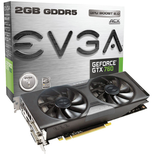 テクテク EVGA GeForce GTX 760 with ACX Cooling 02G-P4-2763-KR B&H Photo