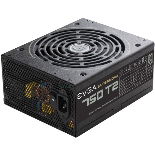 EVGA SuperNOVA 750 T2 750W 80 Plus Titanium Modular Power Supply