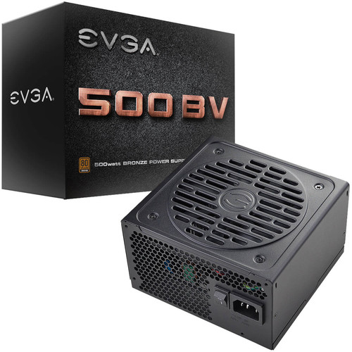 EVGA 500 BV 500W 80 Plus Bronze Power Supply