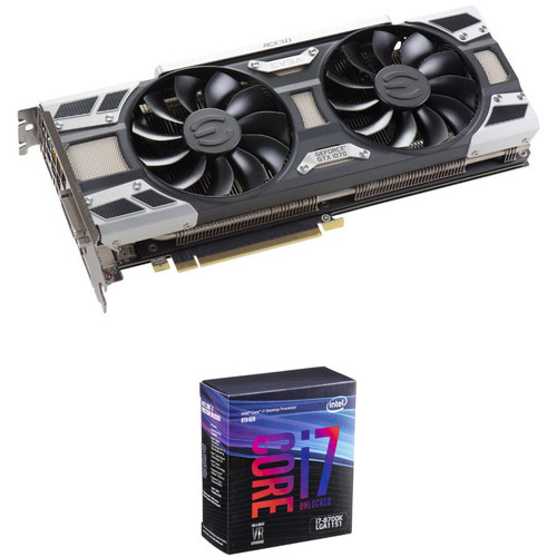 EVGA GeForce GTX 1070 SC GAMING Graphics Card & Intel Core i7-8700K 6-Core Processor Kit