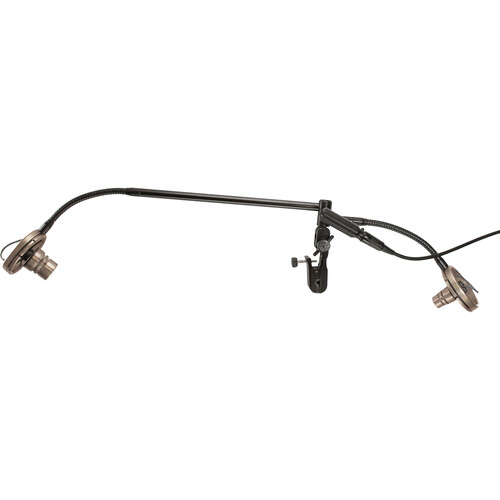 Evno Microphone Systems SXP2-TA4 Double Microphone System for Soprano Saxophone (TA4 Cable)