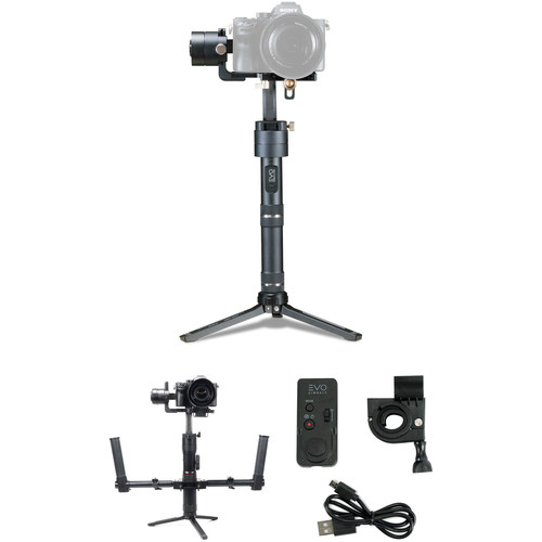 EVO Gimbals RAGE GEN2 Gimbal, Dual Handles & Wireless Remote Kit
