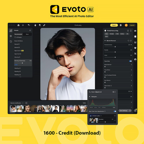 Evoto AI Photo Editor (Basic Plan, Download)