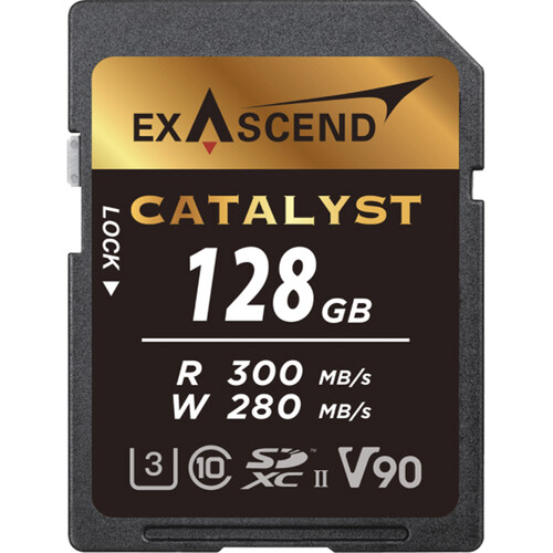 Exascend 128GB Catalyst UHS-II SDXC Memory Card EX128GSDU2 B&H