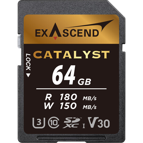 Exascend 64GB Catalyst UHS-I SDXC Memory Card EX64GSDU1 B&H