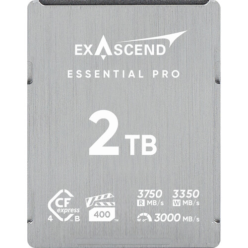 Exascend 2TB Essential Pro CFexpress 4.0 Type B Memory Card
