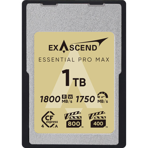 Exascend 1TB Essential Pro Max CFexpress 4.0 Type A Memory Card