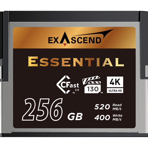Exascend 256GB CFX Series CFast 2.0 Memory Card EXSD3X256GB B&H