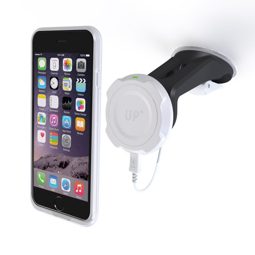 exelium UP Magnetic Wireless Charging Car Mount Kit for iPhone 6/6s