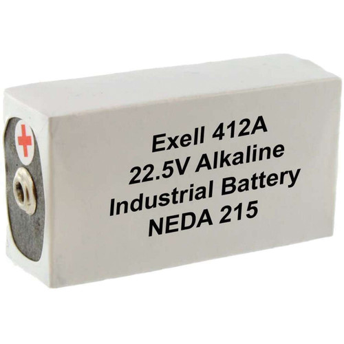 Exell Battery 412A 22.5V Alkaline Battery (180 mAh)