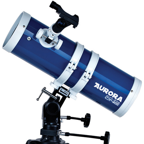 ExploreOne Aurora 114mm f/4 AZ Telescope (Blue/White) 88-10114