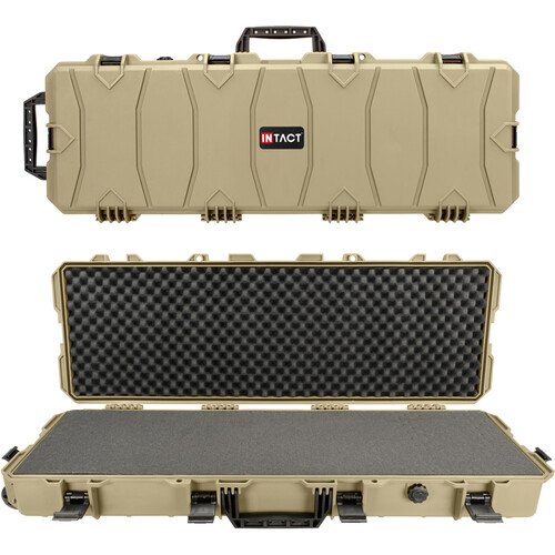 Eylar Intact Stacker Hard Shell Rifle Case with Foam (39", Tan)