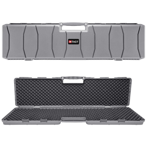 Eylar Intact Stacker Hard Shell Rifle Case with Foam (48", Gray)