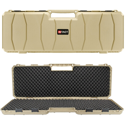 Eylar Intact Stacker Hard Shell Rifle Case with Foam (39", Tan)