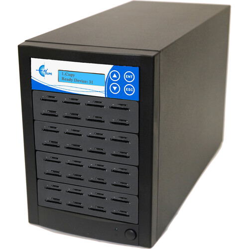 EZ Dupe 31-Copy Xtreme SD/MicroSD Combo Duplicator Tower - 35MB/s
