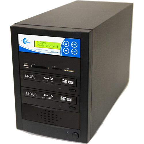EZ Dupe Media Mirror Duplicator Flash Media & 1-to-1 Disc Copier