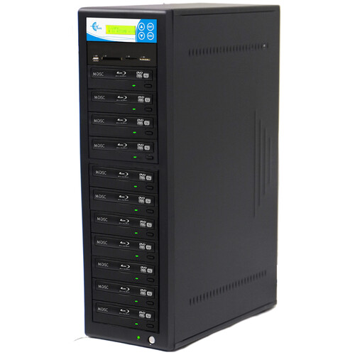 EZ Dupe 10-Copy Media Mirror Flash Media / BD/DVD/CD to Disc Duplicator