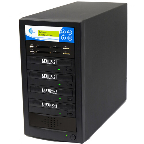 EZ Dupe 3-Copy Media Mirror Flash Media - DVD/CD to Flash/Disc Duplicator