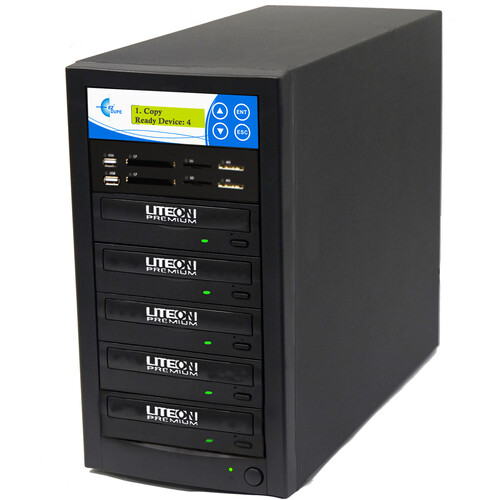 EZ Dupe Media Mirror Plus 4-Copy Multi-Format Duplicator
