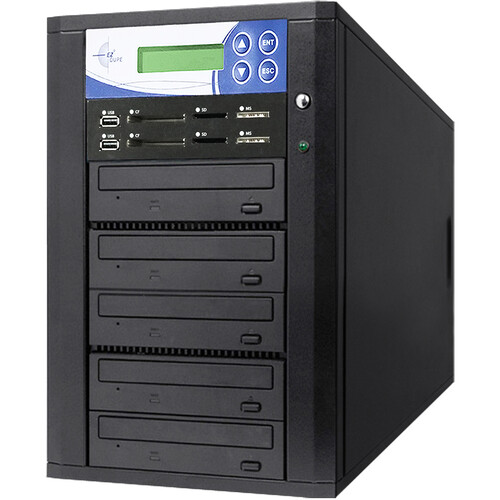 EZ Dupe Media Mirror Plus Duplicator Flash Media & 1-to-4 Disc Copier