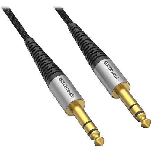 EZQuest DuraGuard 1/4" TRS Male to Male Stereo Audio Cable (9.8')