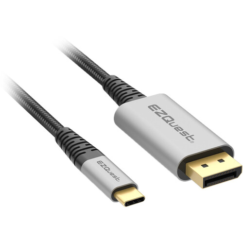 EZQuest DuraGuard USB-C Male to DisplayPort Male Cable (7.2')