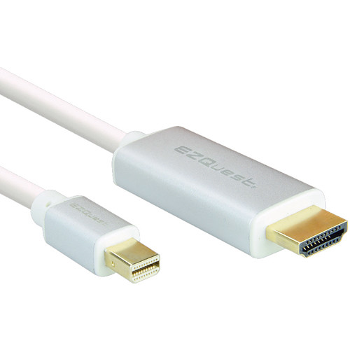 EZQuest Alu Mini DisplayPort to HDMI Cable (6')