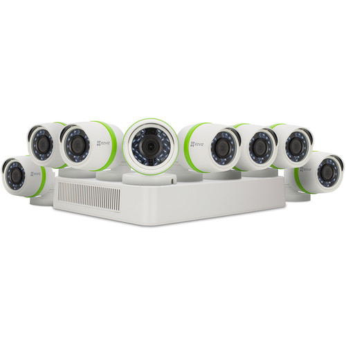 EZVIZ Everyday 3MP 8-Ch DVR with 2TB and 8 Outdoor Cameras Kit
