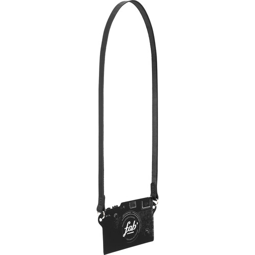 Fab' F4 Mark II Leather Camera Strap (Black, 28")