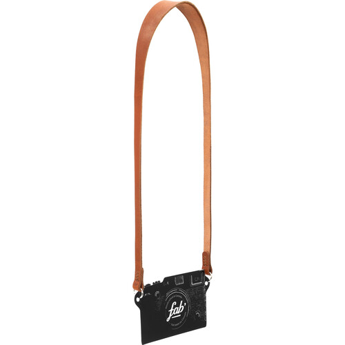 Fab' F5 Leather Camera Strap (Brown, 39")