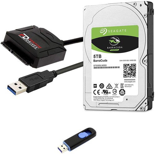 Fantom Seagate BarraCuda 5TB 2.5" Hard Drive Upgrade Kit