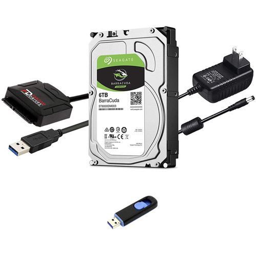 Fantom Seagate BarraCuda 6TB 3.5" Hard Drive Upgrade Kit