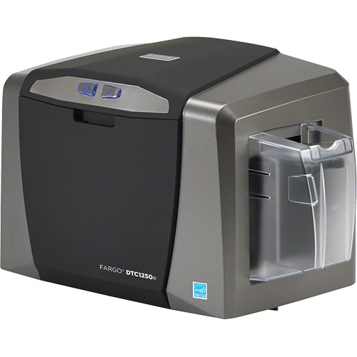 Fargo DTC1250e Single-Sided ID Card Printer with Magnetic Stripe Encoder, Ethernet, and Internal Print Server