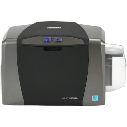 Fargo DTC1250e Single-Sided ID Card Printer with Magnetic Stripe Encoder, Ethernet, and Internal Print Server