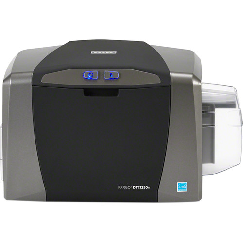 Fargo DTC1250e Single-Sided ID Card USB Printer with Magnetic Stripe Encoder, Ethernet, Internal Print Server, & Omnikey Cardman 5121 and 5125 Encoder