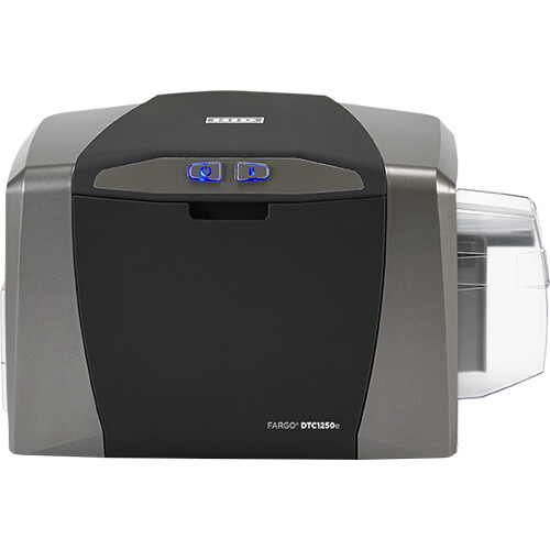 Fargo DTC1250e Single-Sided ID Card USB Printer with USB & Contactless Encoder OMNIKEY 5127CK Mini