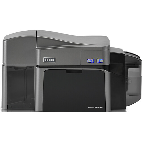 Fargo DTC1250e Dual-Sided ID Card USB Printer with USB & Ethernet, Contact & Contactless Encoder OMNIKEY 5122